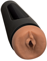 Main Squeeze The Original Pussy Variable Pleasure Ultraskyn Stroker Caramel Masturbators and Strokers